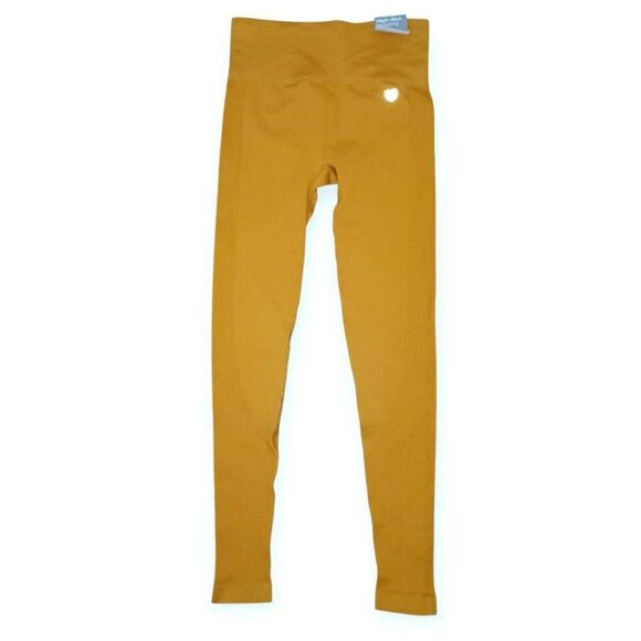 FOREVER 21 MUSTARD YELLOW LEGGINGS SZ.S NWT. - Picture 1 of 8